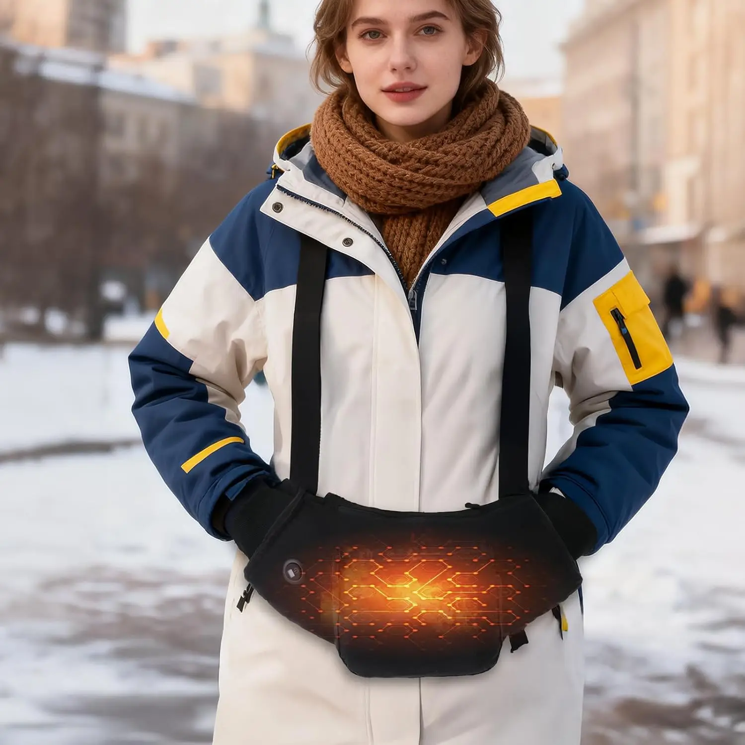 

Rechargeable Hand Warmer with 10000mAh Power Bank, 3-Temp Settings for All Ages & Outdoor Use