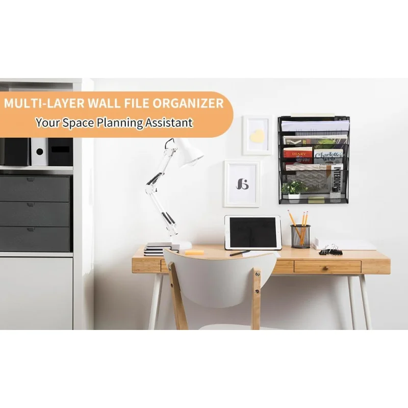 Hanging Wall File Organizer, Mail Mounted,  , Holder, Office,