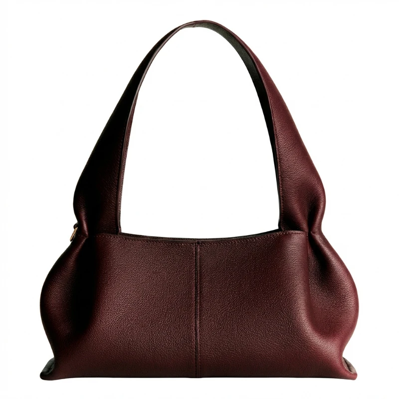 Franse Clouds Underarm Bag Damesmerk lederen schoudertas Lichtgewicht high-end handtas Veelzijdig geplooid ontwerp pendeltas - afbeelding 1