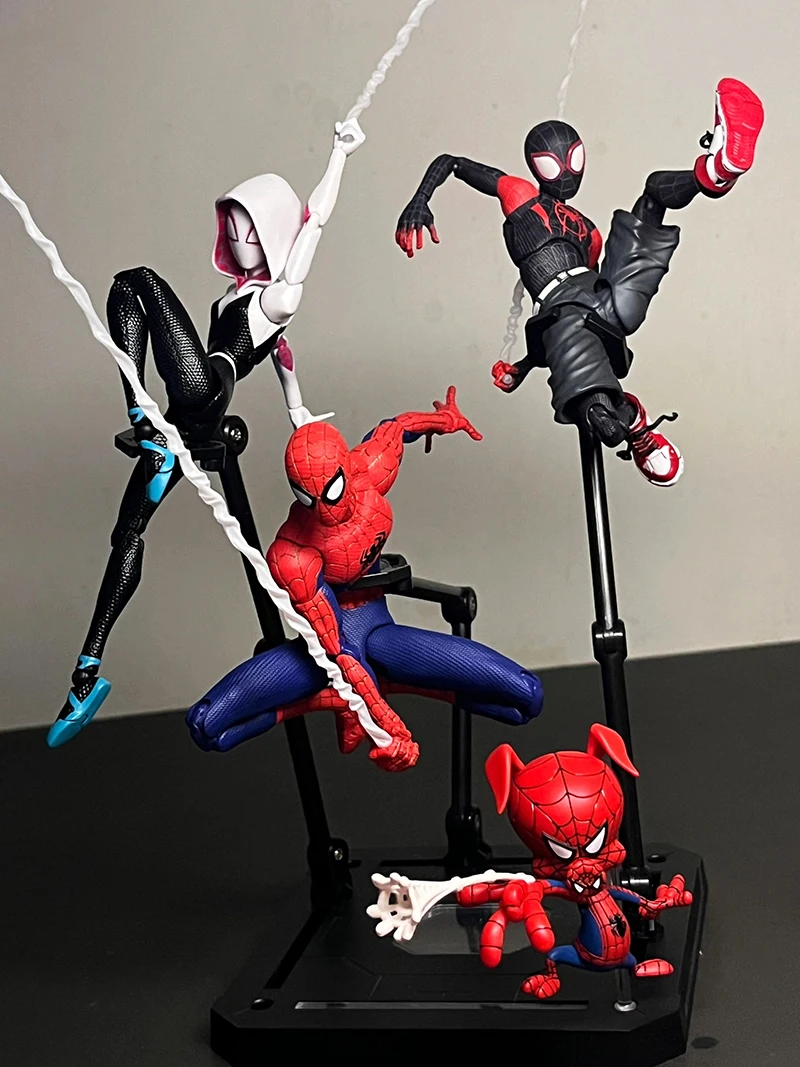 Sv Action Spider Across the Spider-Verse Figur Spider Gwen Stacy Miles Morales Actionfiguren Peter Parker Modell Spielzeug – Detail 12