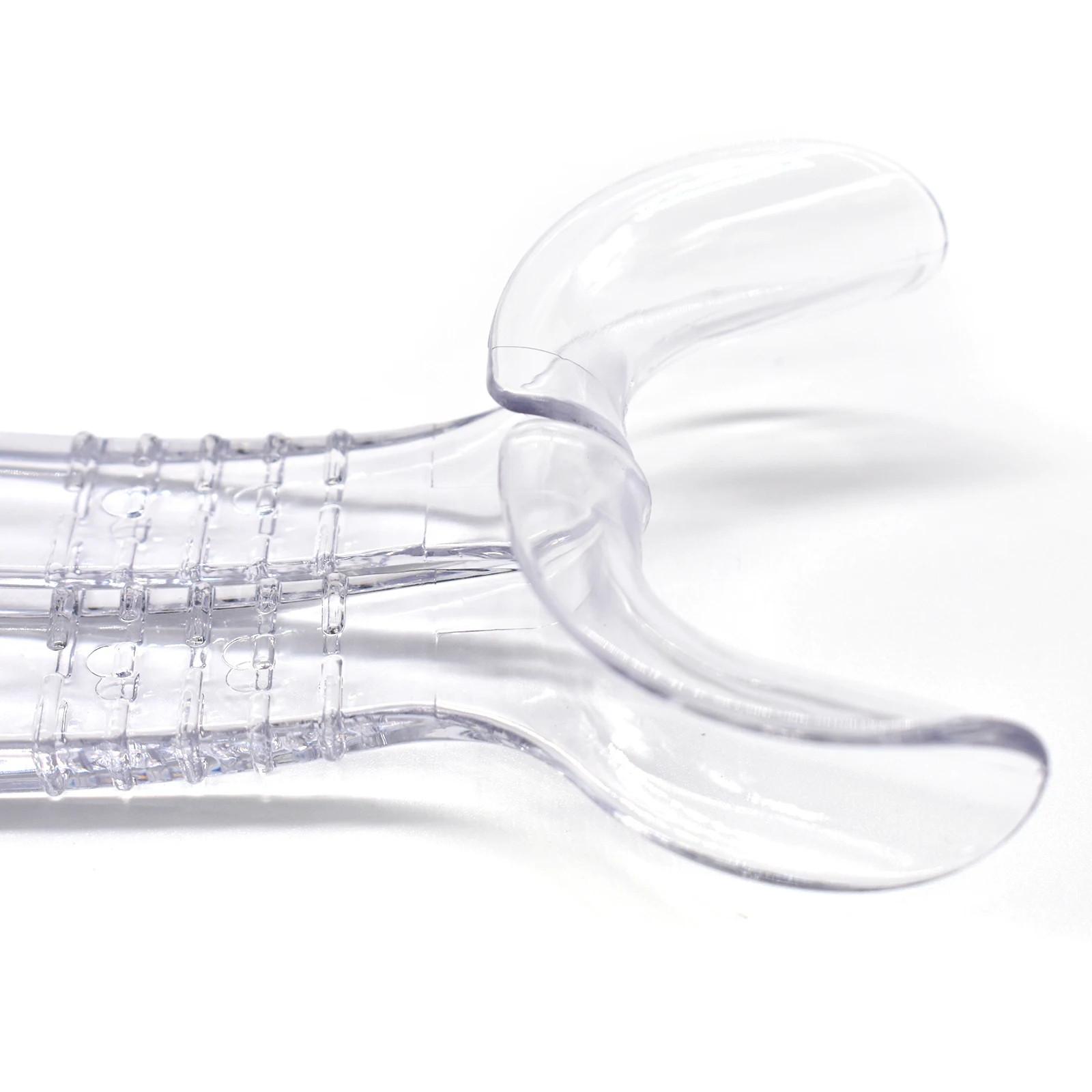 2pcs Dental half Side Hook Lip Retractor Dental Intraoral Supporting Device Mouth Opener Left/Right Transparent Cheek Retractor