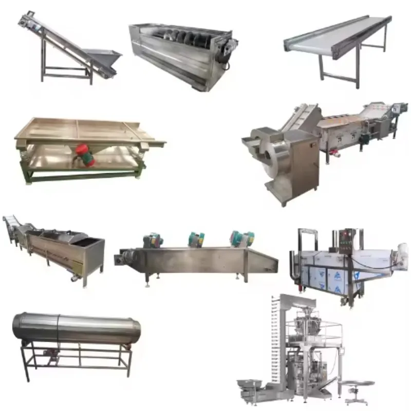 Excellent Quality Full Automatic Potato Chips Production Line Fresh Potato Chips Making Machine