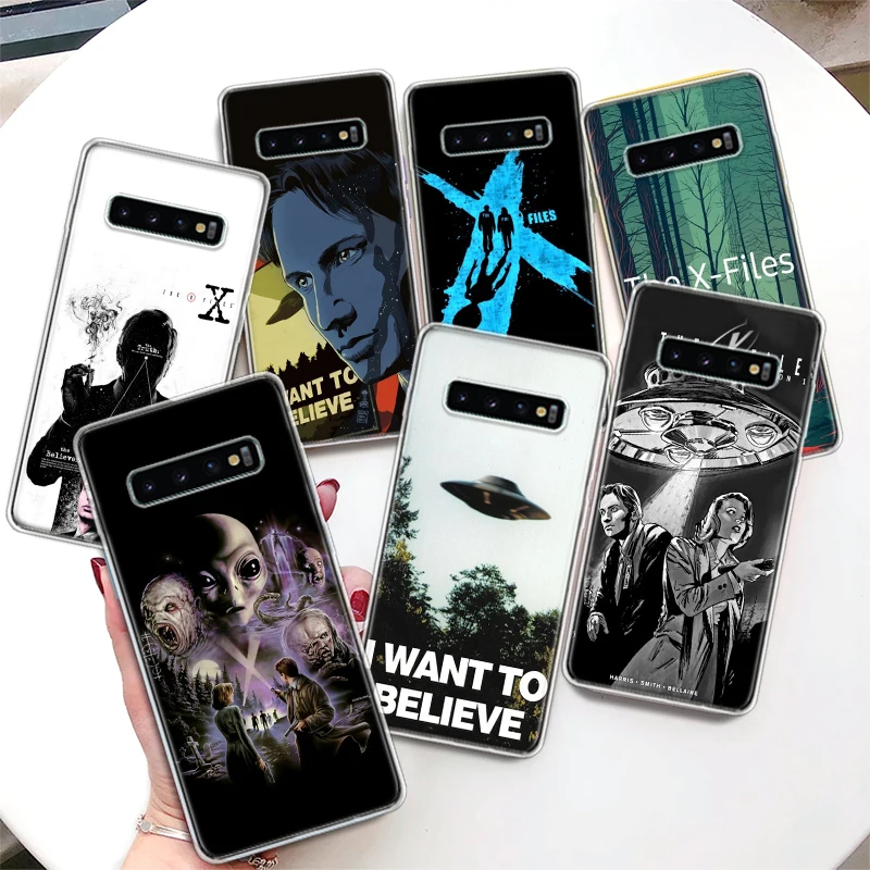 The X Files I Want to Believe Coque Phone Case For Samsung Galaxy S24 S23 Ultra S22 S21 S20 FE S10 Plus S10E S9 S8 + Lite Soft C