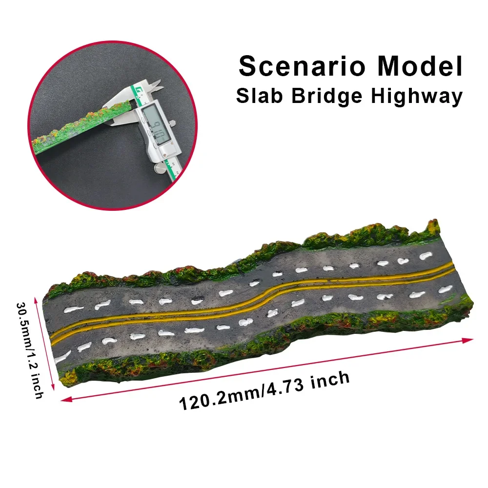 محاكاة Miniaure الطريق السريع مجموعات الراتنج لتقوم بها بنفسك النمذجة العمارة بناء تخطيط/المناظر الطبيعية الصغيرة // مجموعات ديوراما/حلية