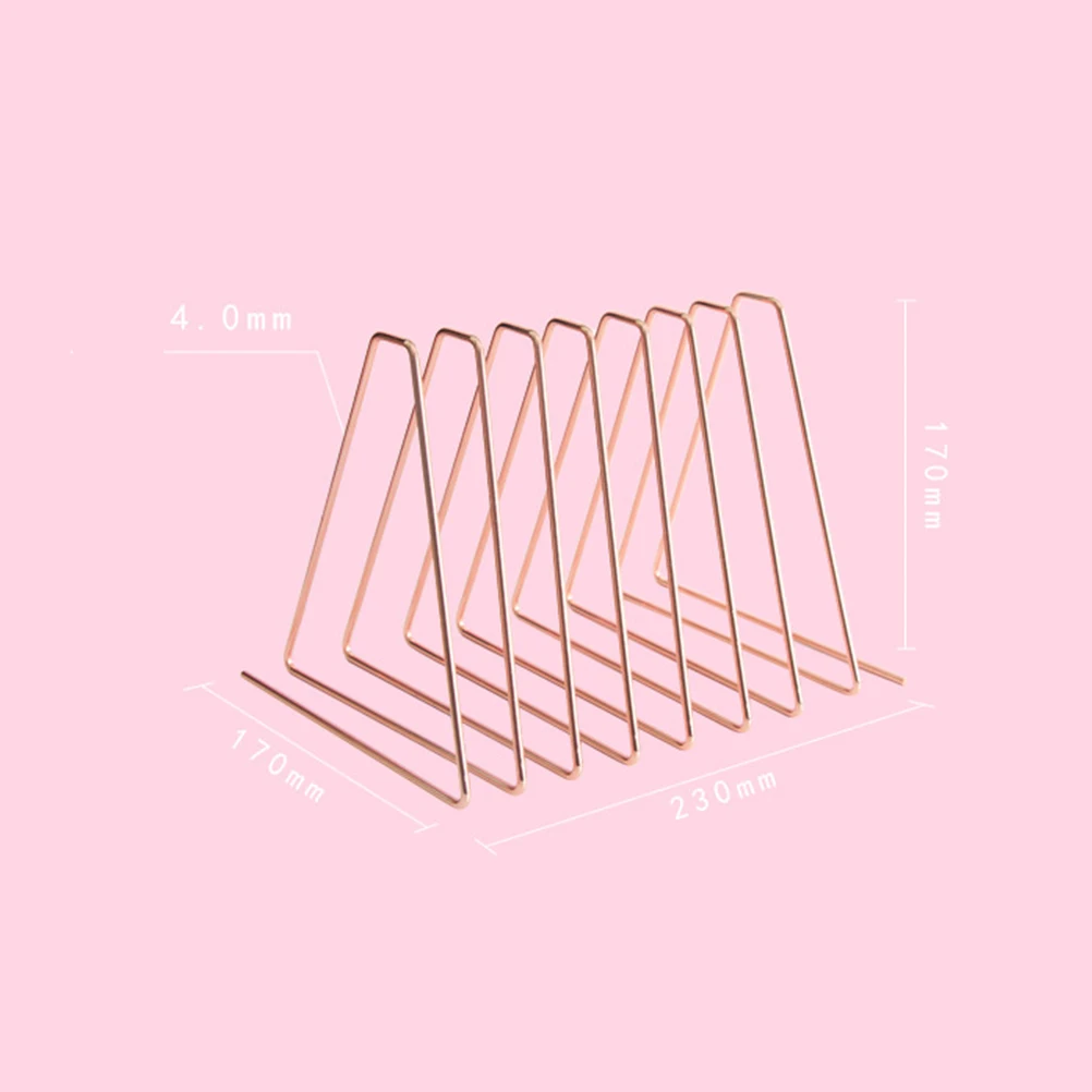 

Book Stand Bookshelves Rack Organizer Heavy Holder Non-slip Desk for Metal Supports Stands