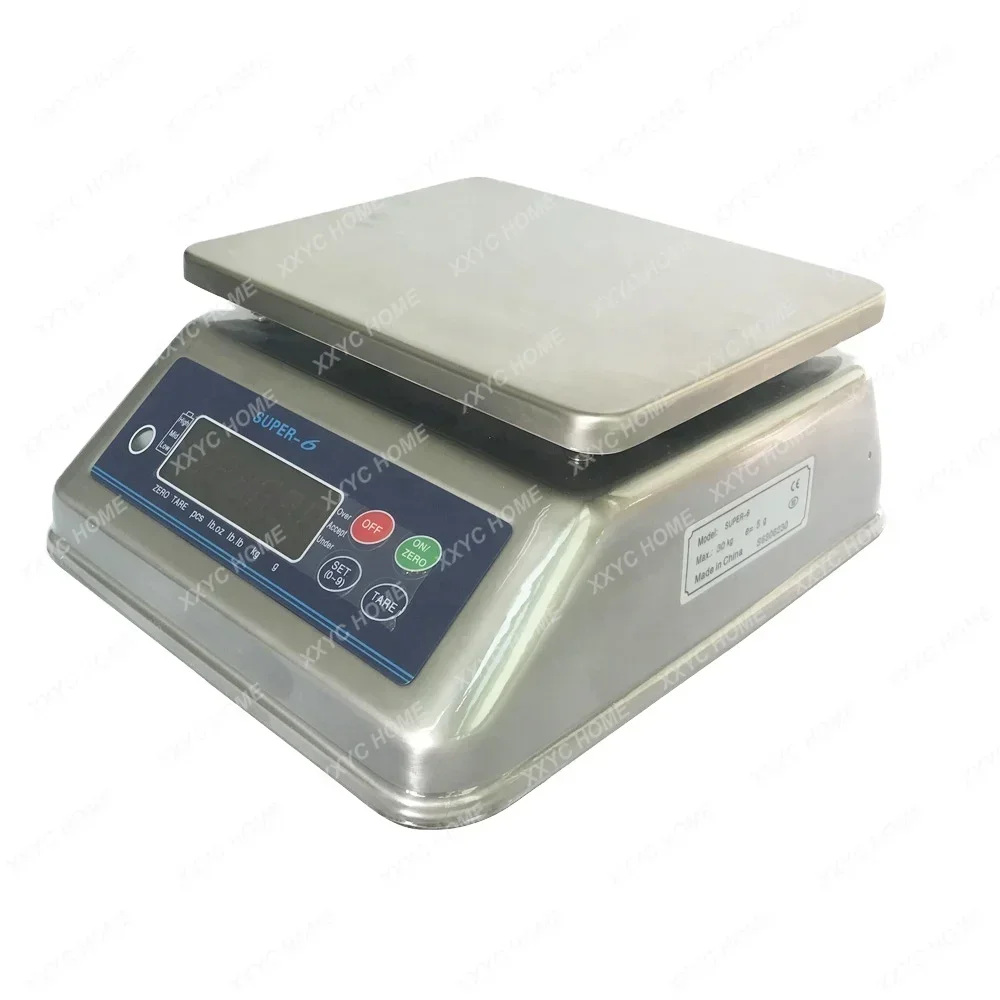 

Electronic Digital Waterproof IP68 Weight Scale Stainless Steel Digital Weighing Table Bench Scale 30kg Super ss 6