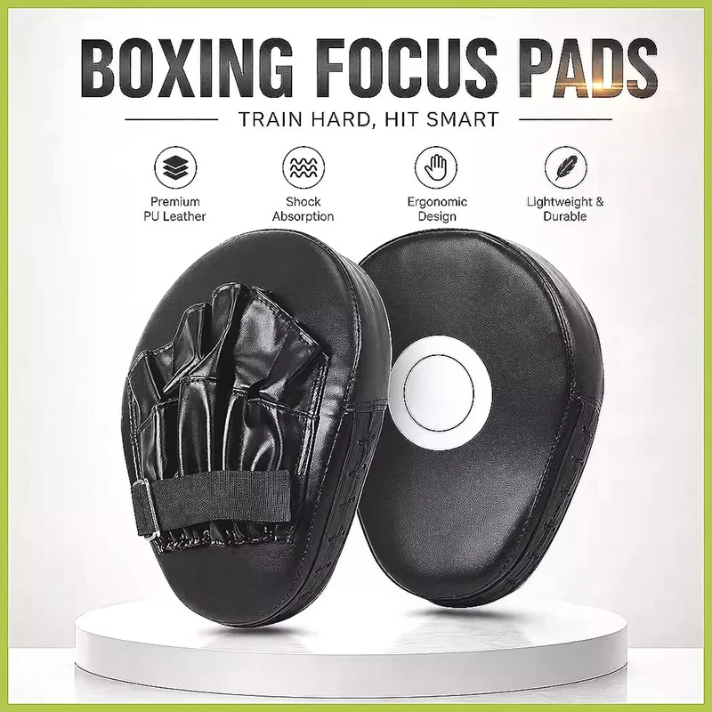 2/1PCS Kick Boxing Gloves Pad Punch Target Bag PU Muay Thai Free Fight Sanda Training Adults Kids Boxing Training Gloves