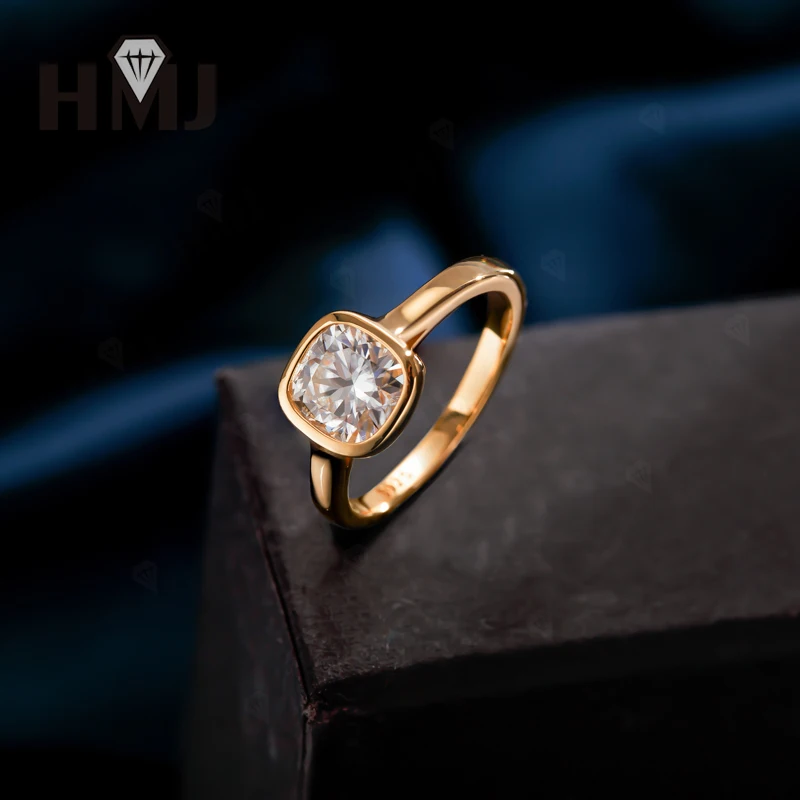 แหวนมอยส์ซาไนต์/พาราไบ 2 กะรัต ทรงคุชชั่น สำหรับผู้หญิง เงินแท้ 925 แหวนหมั้น แหวนขอแต่งงาน แฟชั่น หรูหรา เครื่องประดับชั้นดี ของขวัญ