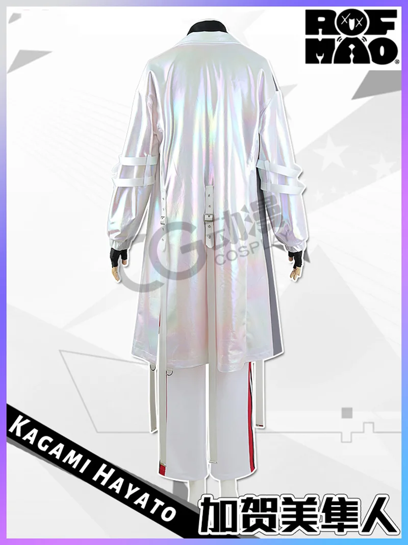 VTuber – Costumes de Cosplay Kagami Hayato Fuwa Minato Kaida Haru Kenmochi Touya, uniforme de fête d'halloween sur mesure, ROF-MAO