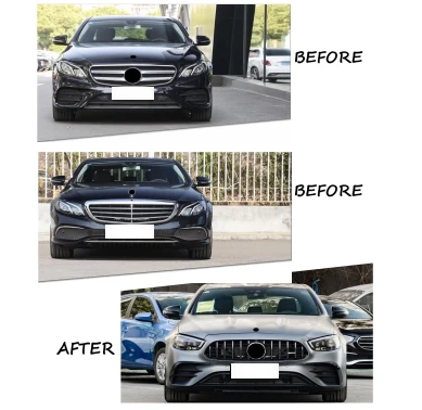 Hot Sale  Body Kit for  -Benz E-Class 16-20 W213  Upgrades for E Class 21-23 Sport E63 Versions Bumper