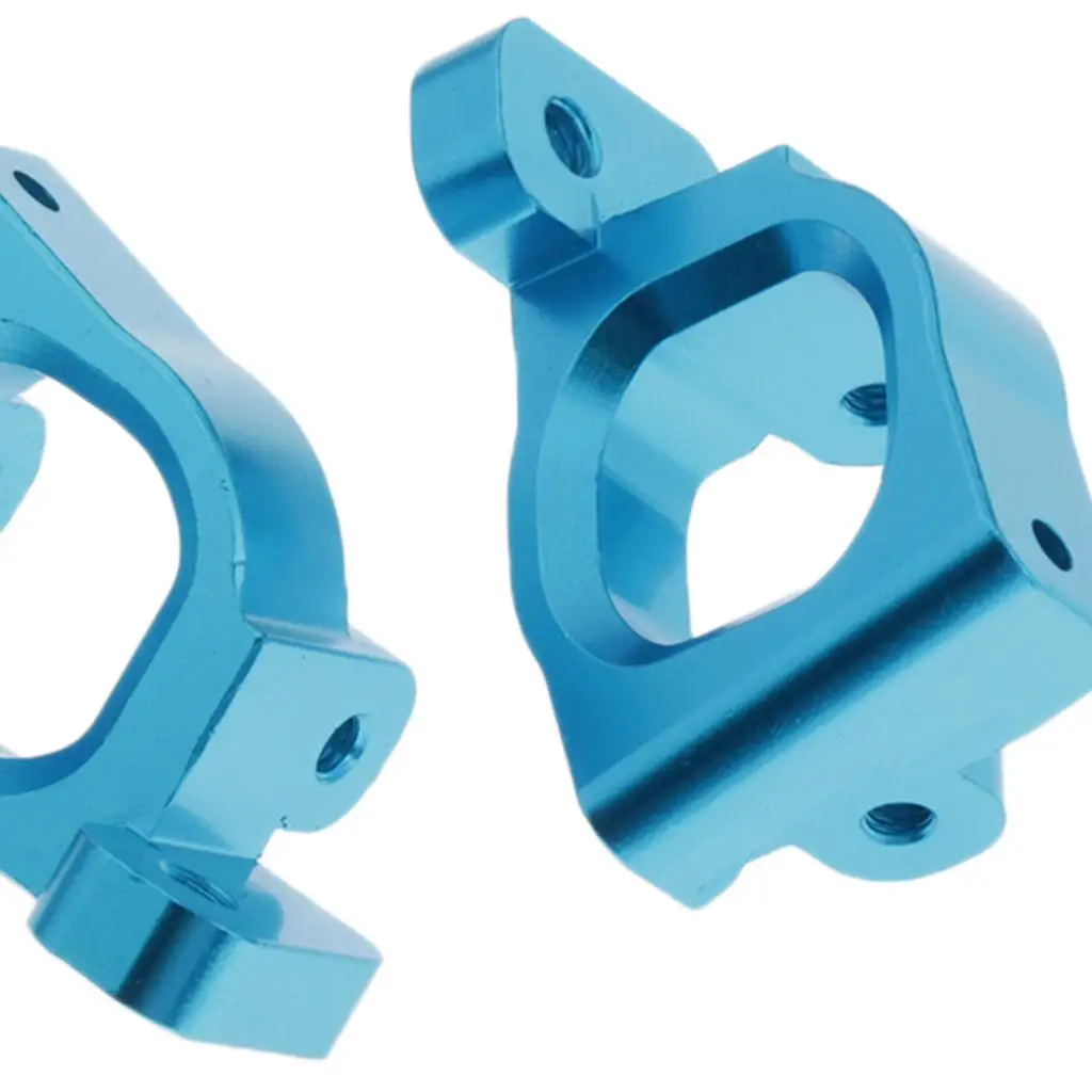 Metal RC Car C Hub Carrier Set Left Right Remote Control Accessory Blue for Wltoys 144001 1 14 Scale