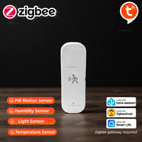 Zigbee 3.0 PIR Motion Sensor Tuya Smart Life Mmwave Radar Humidity Temperature Light Sensor Detector For 2MQTT Home Assistant