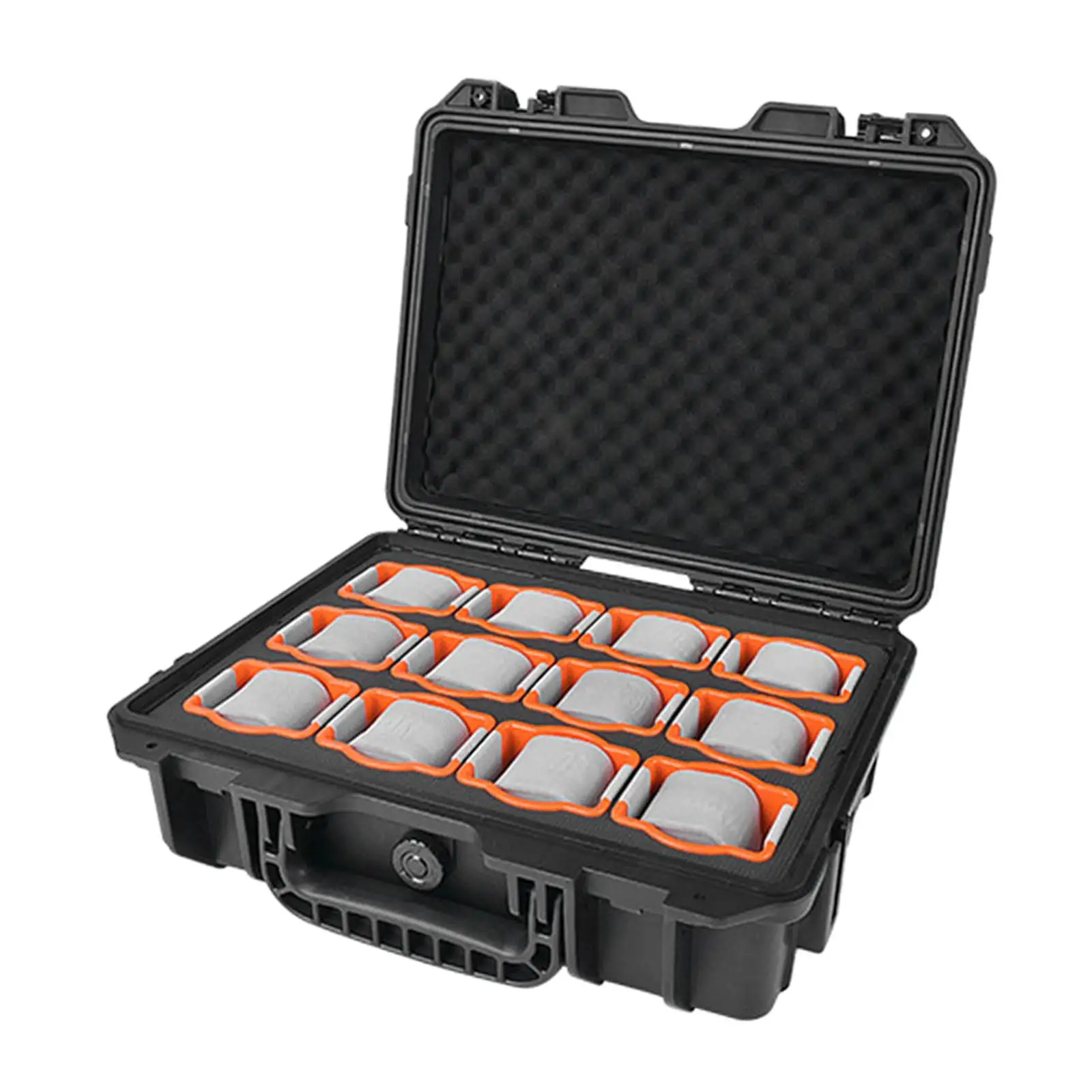 Watch Boxes Display Watch Suitcase Organizer Shock Absorbtion Jewelry Box Plastic Lockable Watch Stand Watch Holder Case for Men