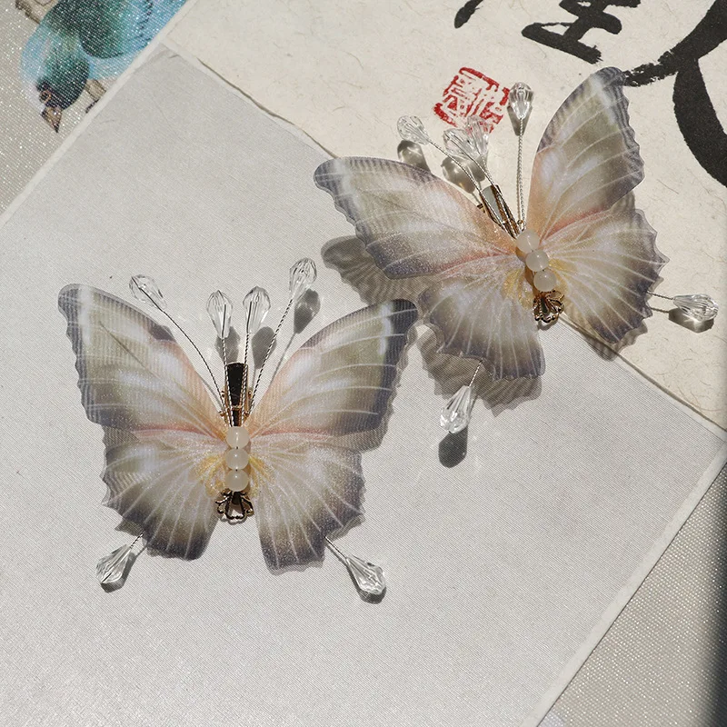 The Shaking Butterfly Hairpin Matched Butterfly Paired Ancient Clothes