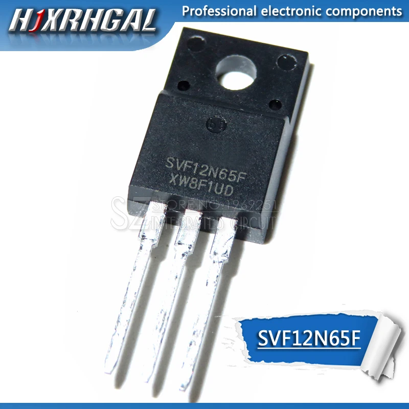 5pcs  SVF12N65F SVF12N65 12N65 12A 650V TO-220F new and original  HJXRHGAL