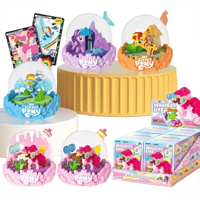 

My Little Pony Blind Box Mini Scene | Kayou Official Licensed Plastic Figurines, Collectible Kids Toy Decoration for Desk &Rooms