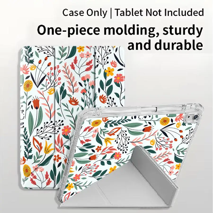 capa-para-tablet-com-estampa-de-flores-silvestres-para-ipad-mini-6-7-pro-2025-air-4-5-m3-m2-m4-11-polegadas-11ª-10ª-9ª-8ª-7ª-129-polegadas-com-suporte