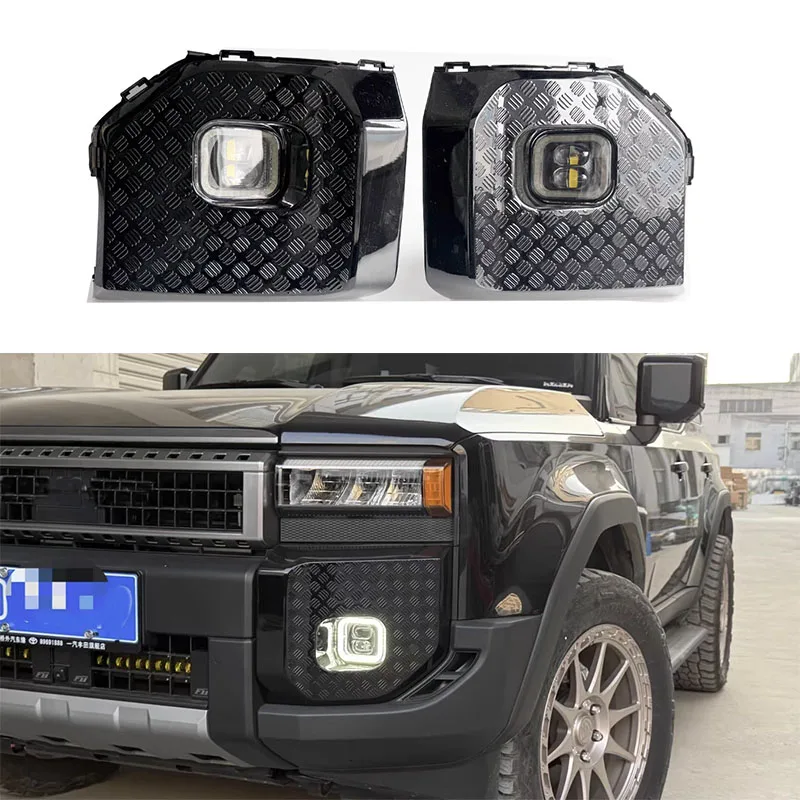

Pop LED FT Fog Lamp For Toyota Land Cruiser Prado LC250 2024 Dynamic Turn Signal Car DRL 12V LED Running Golden Eye Light Decora