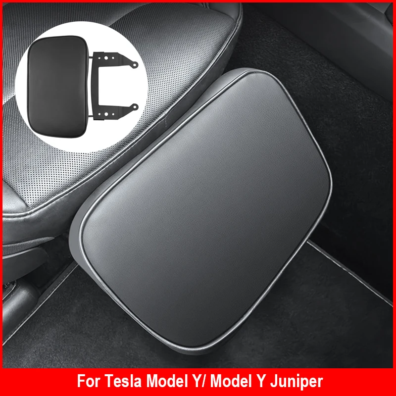 

Для Tesla Model Y/Model Y Juniper, удлинитель автомобильного сиденья для ног, электрический наколенник для ног, мягкая пена, водонепроницаемый кожаный аксессуар