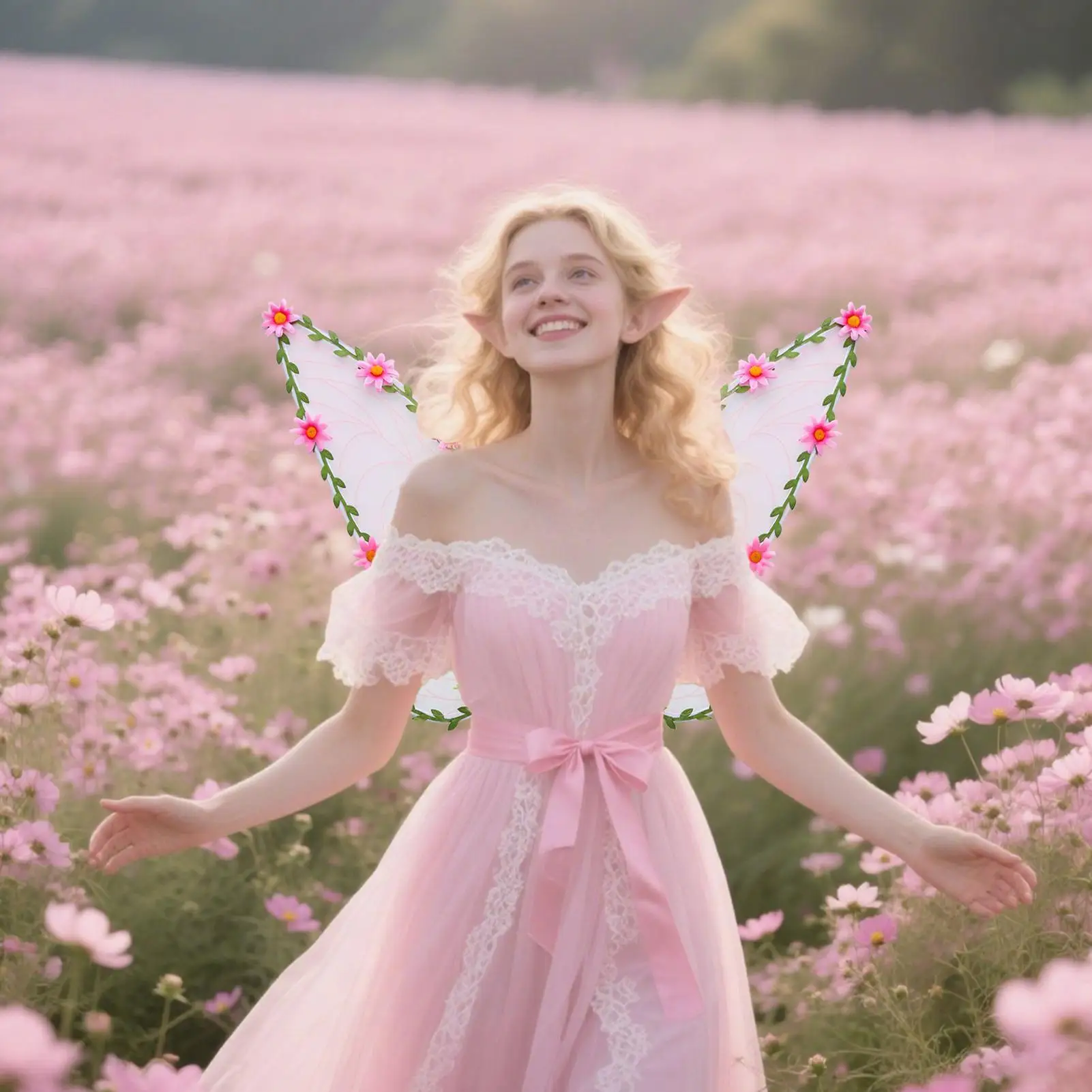 Fairy Wings Adult Women Fairy Costume With Vines Women's Costume For Pride Festival Cosplay Party Holiday Garden Makeup - Image 3