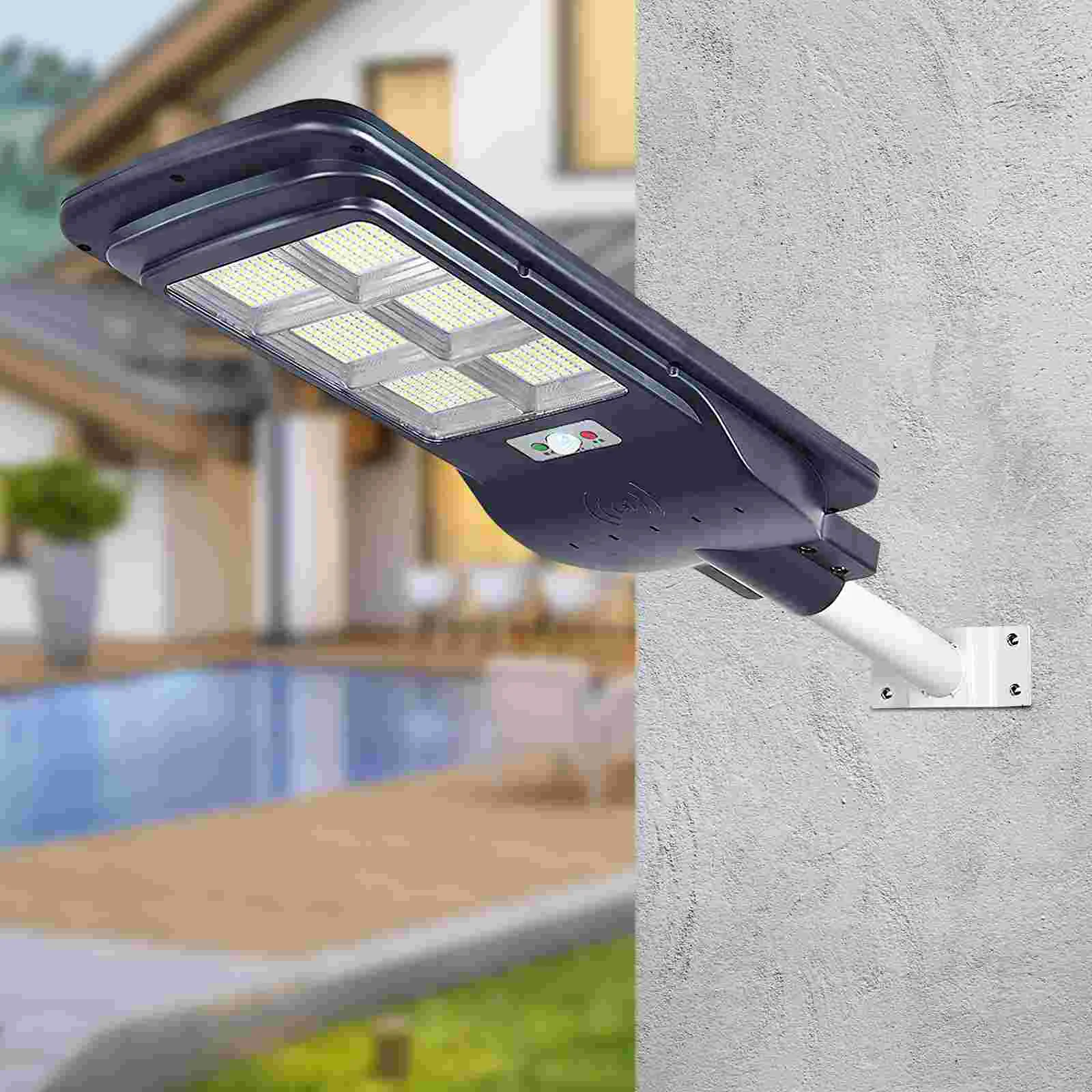 Soporte de farola Solar, montaje en poste de punto, Hardware de montaje, brazo de lámpara para iluminación de pared de acero