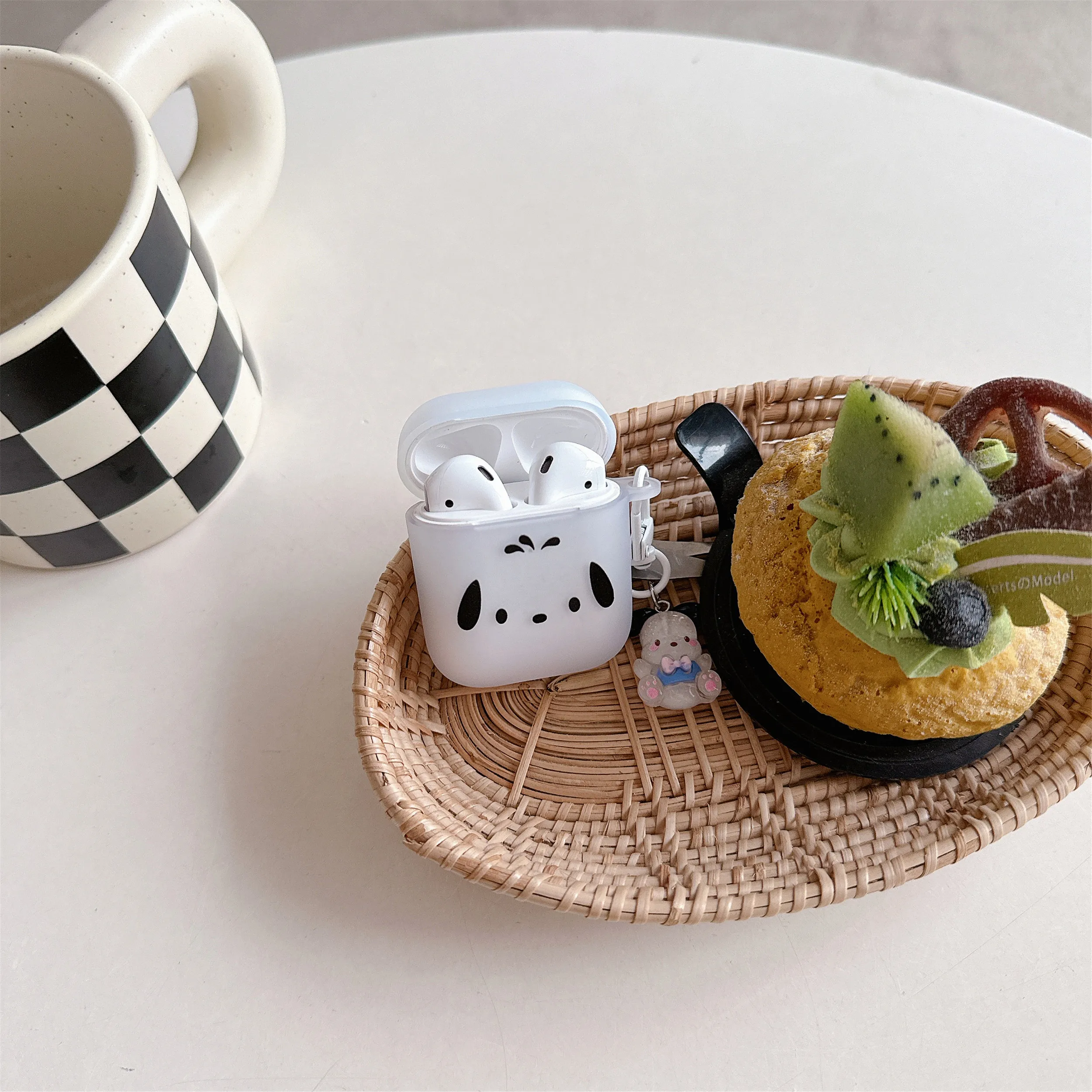 Miniso Animation Weihnachtsgeschenk Sanrio Cinnamoroll Pochacco Anti-Drop-Kopfhörerhülle Cartoon für Airpods 4, 1, 2, 3, Pro, Pro2