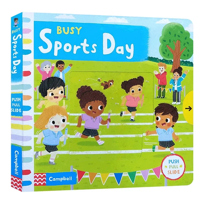Busy Sports Day, Baby Children's books aged 1 2 3, English picture book 9781529022650