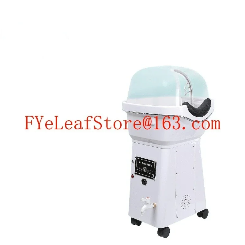 Head therapy instrument, fumigation and steaming water circulation, constant temperature phototherapy, hair care and washing