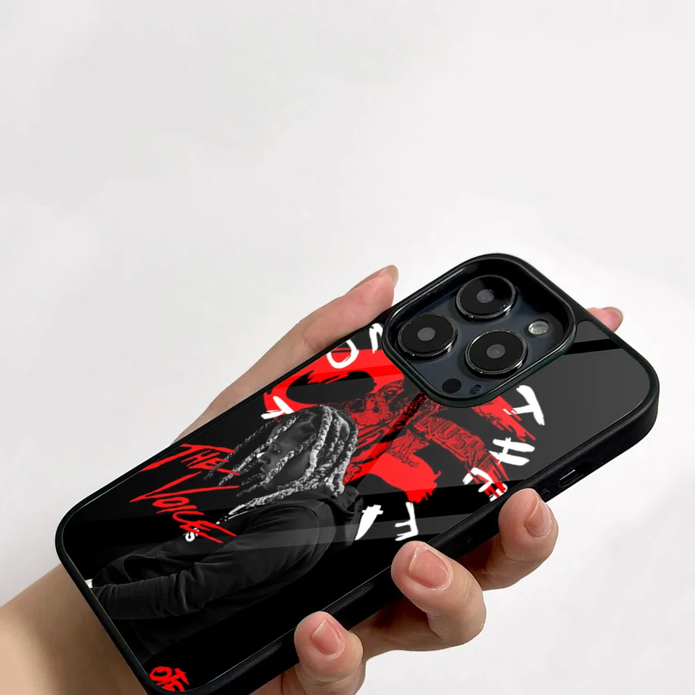 Rapper L-Lil Durk Almost Healed Phone Case For IPhone 11 12 13 14 15 16 Plus Pro Max Mirror Acrylic PC TPU Cover