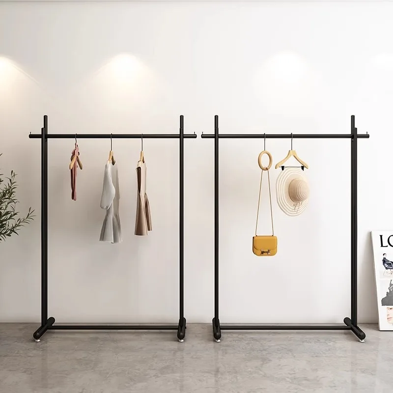 Black Women Coat Racks Bedroom Balcony Minimalist Floor Coat Racks Vintage Nordic Recibidor De Entrada Mueble Home Furniture