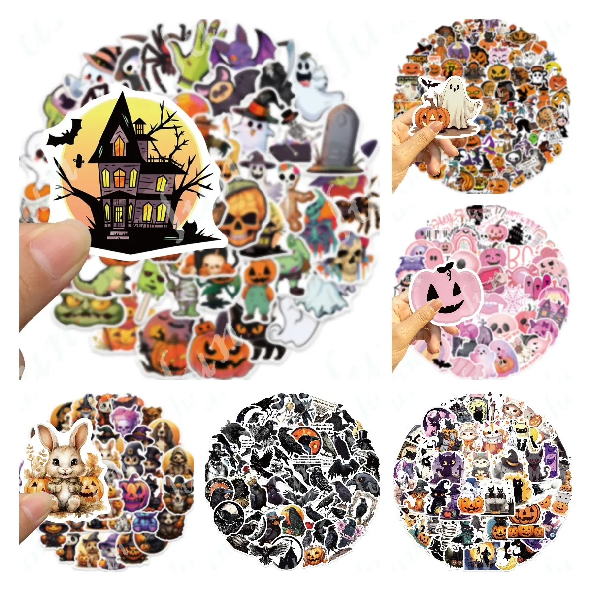 50/100 pz adesivi Doodle gatto nero decorare adesivi decorazione Kawaii simpatici gatti adesivi autoadesivi Scrapbooking