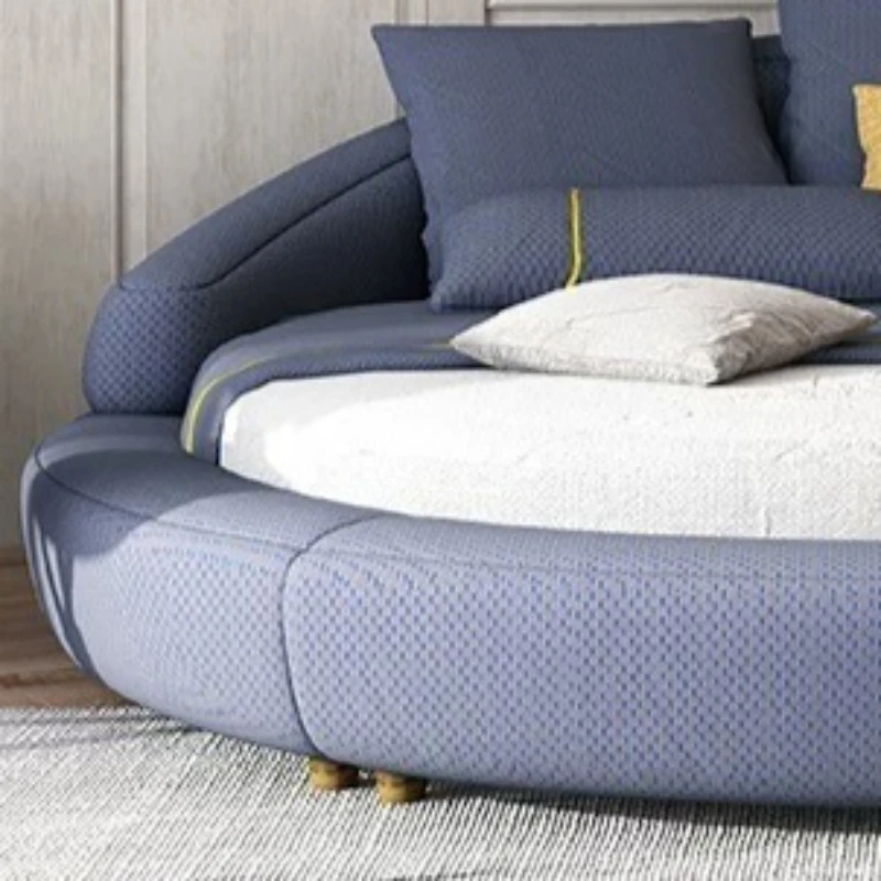 Islands Corner Beds Tatami Circle Italian Frame Beds Wall Platform Luxury Camas De Dormitorio Bedroom Sets Full Furniture