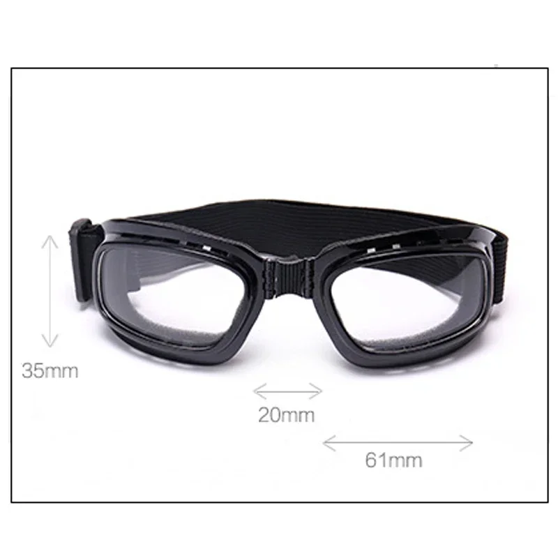 1Pcs Foldable Anti Glare UV Protection Cycling Sunglasses Sports Ski Goggles Glasses Windproof Dustproof Motocross Sunglasses