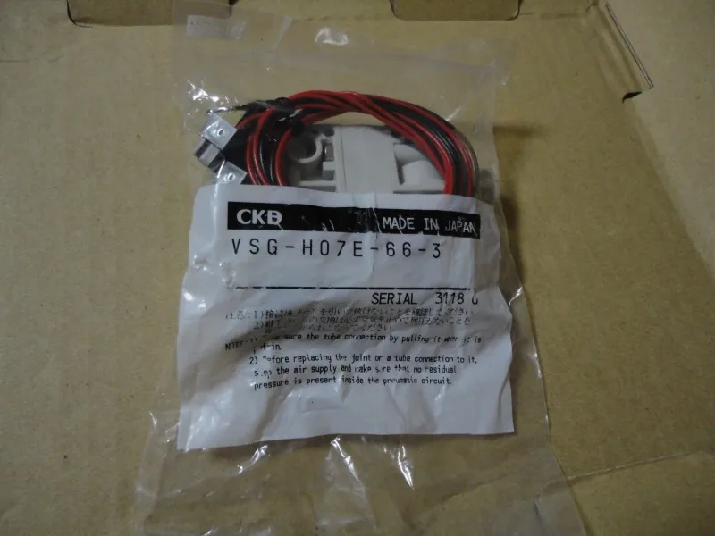 CKD VSG-H07E-66-3 Vacuum Valve, Brand New Original Genuine