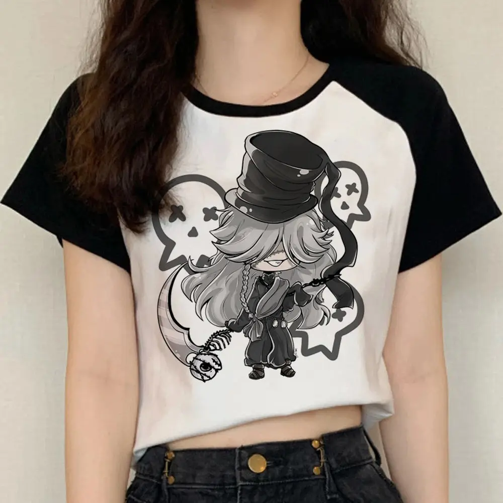 Black Butler t shirt girl anime Colorful Classic harajuku  women Retro t-shirt Grunge Y2k Comfortable Punk
