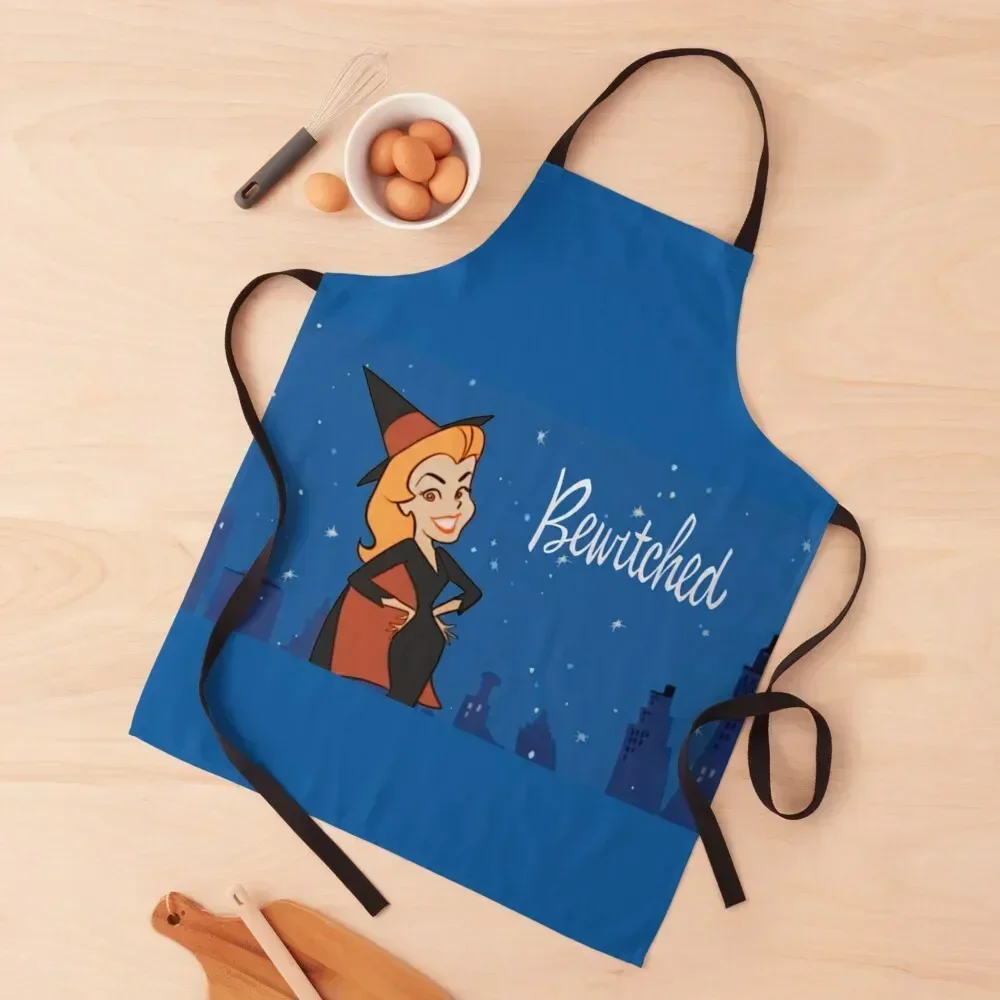 

Bewitched Apron for women halloween Manicurists Utensils For Kitchen Nursing Apron