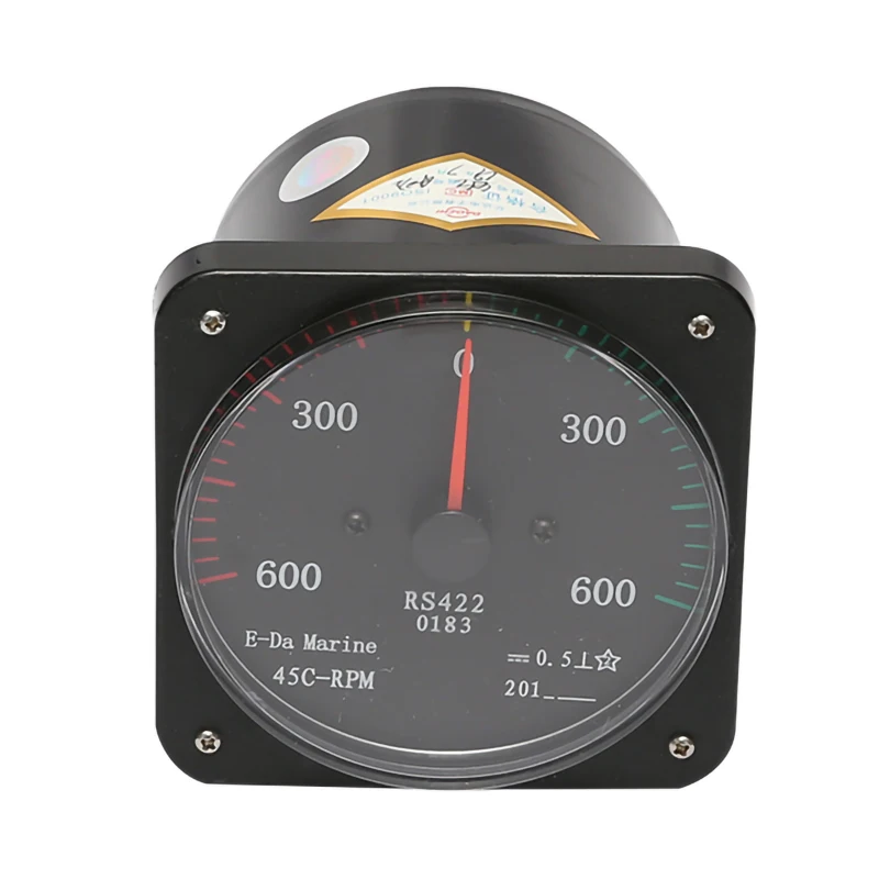 

45C Marine Stern Shaft RPM Indicator 300-0-300/600-0-600/900-0-900 12V Voltage