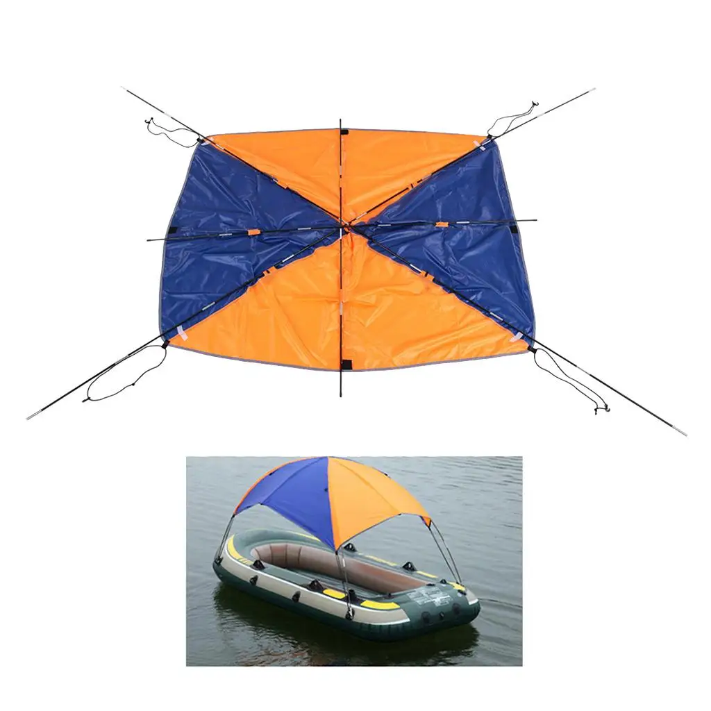 Boat Sun Shade Shelter Replacement & Storage Bag, 2/4 Persons Inflatable Boat