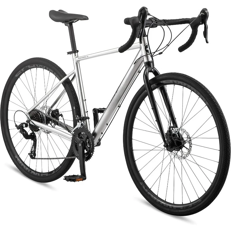 

Sporterra RX Gravel Bike, 700c Mens and Womens Bike, 14-Speed Drop Bar Gravel Bicycle, Mechanical Disc Brakes, Rigid For