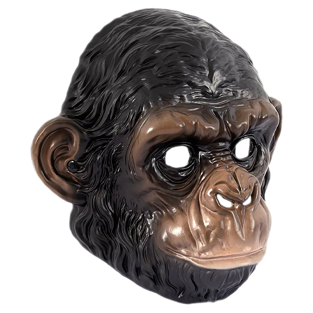 

Gorilla Mask Realistic Adult Costume Party Halloween Animal Dress Up Masks Photo Props Scary Decorative Unique Accessory