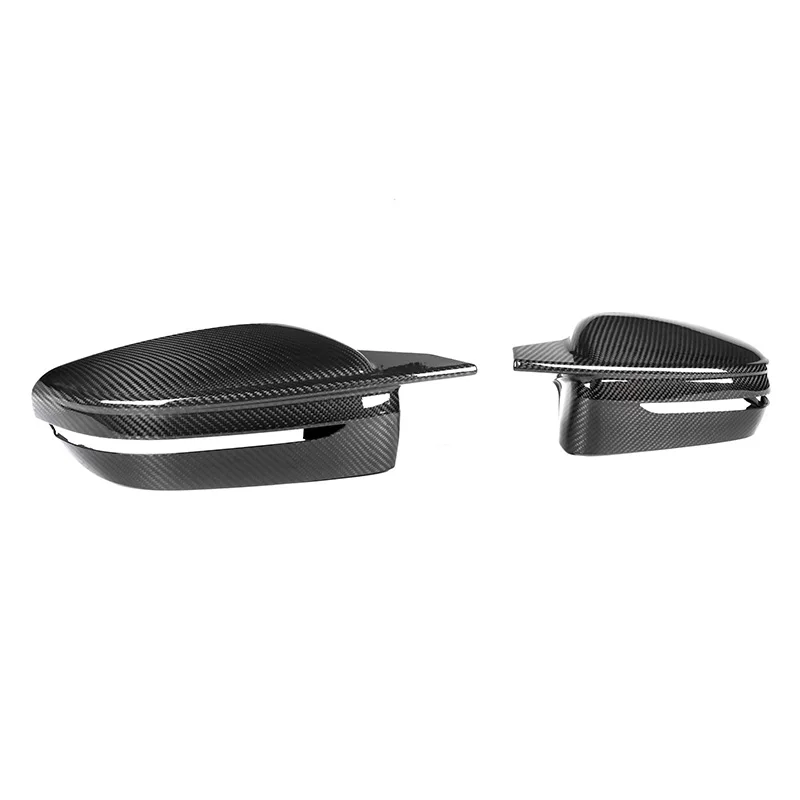 Real Dry Carbon Fiber Side Door Wing Mirror Caps For BMW G20 G28 G22 G23 G26 G42 2020-IN Car Styling Rearview Mirror Covers Cap