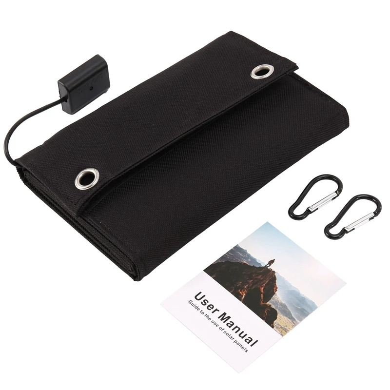 

12W Foldable USB Solar Panel Portable Folding Waterproof Solar Panel Charger Outdoor Mobile Power Battery Charger