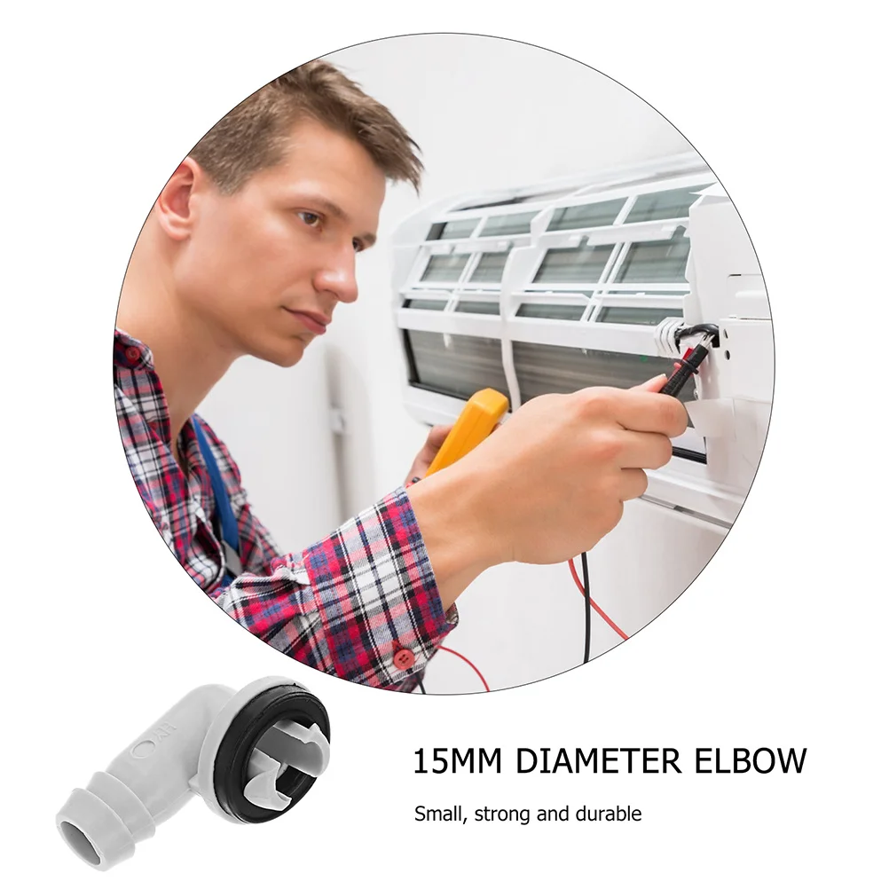 

3PCS Air Conditioner Drain Adapter High Quality Hose to Outdoor Unit Prevent Leakage Indoor Outdoor Use