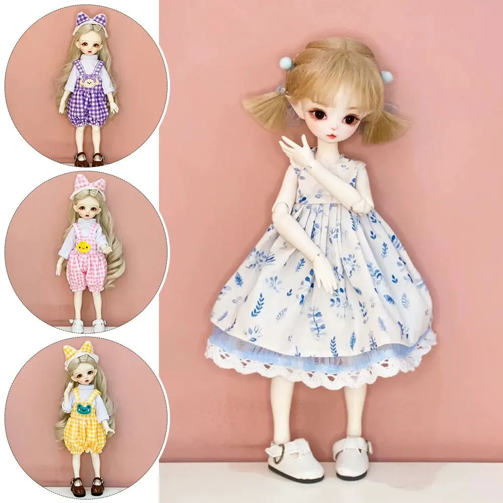 with Headband Doll Elegant Dresses 10 Styles Casual Wears Doll Pants Sweaters Party Clothes