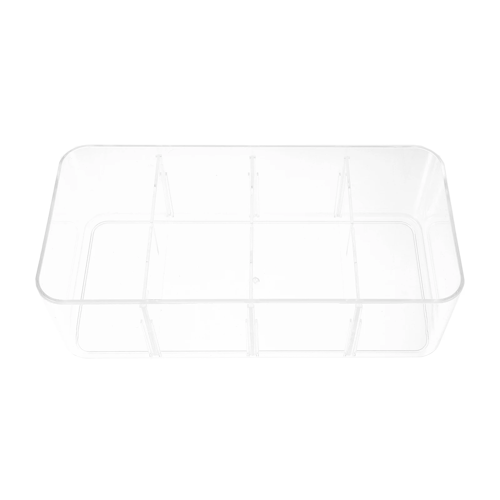 

Underwear Storage Box 4 Compartments Organizer Clothes Drawer Sock Bra Panty Tie Scarf Stackable Solution