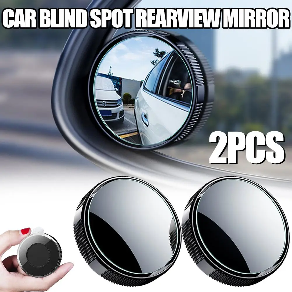 

Адсорбционное зеркало заднего вида 360° ° Регулируемая видимость высокой четкости, широкоугольный водонепроницаемый помощник, 2 шт., автомобильное зеркало, слепое J6T8