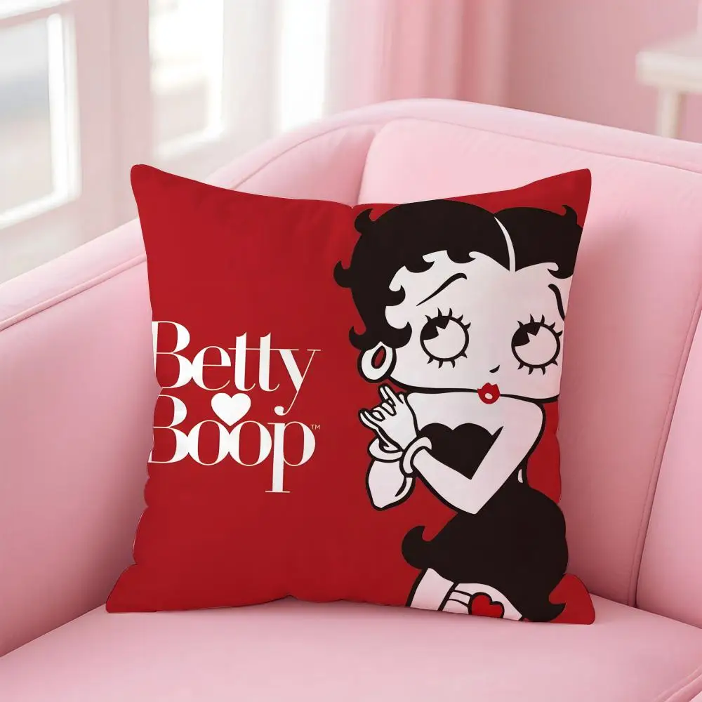 Anime B-Betty BoopS Kissenbezug, bequemer wendbarer Kissenbezug, ideal für Auto, Sofa, Schlafzimmer und darüber hinaus – Detail 15