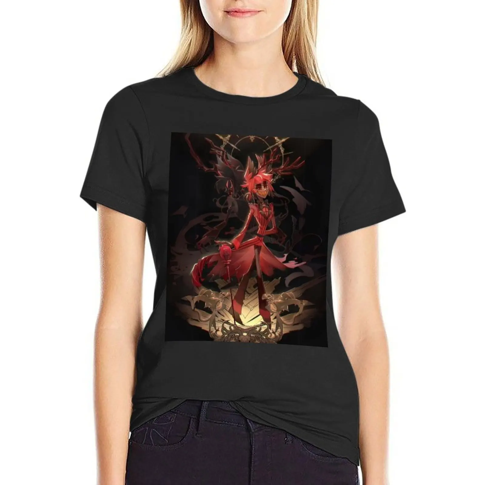 

Alastor T-Shirt heavyweights quick drying anime t shirt dress Women