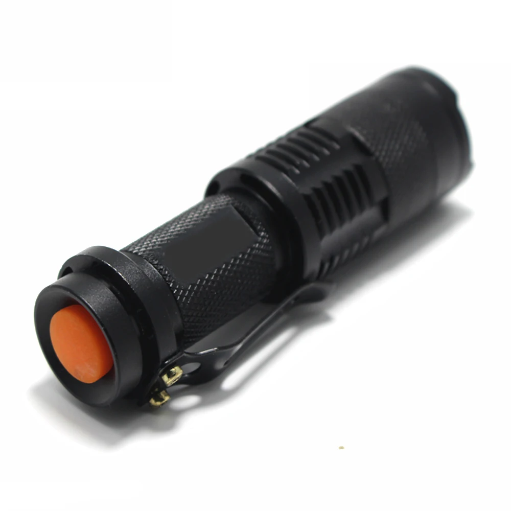 Verde/púrpura/rojo/blanco/linternas LED portátiles antorcha de enfoque ajustable Mini linterna linternas de bolsillo antorcha pequeña