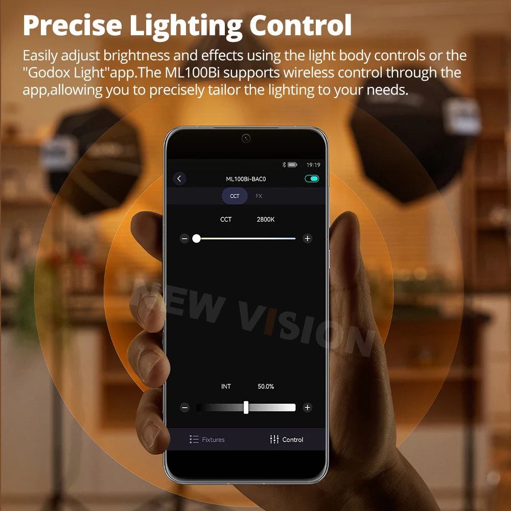 Godox ML100Bi LEDライト120Wバイカラースマホ制御【残り１個】 S61b241be762a48fa99298d3e75f50